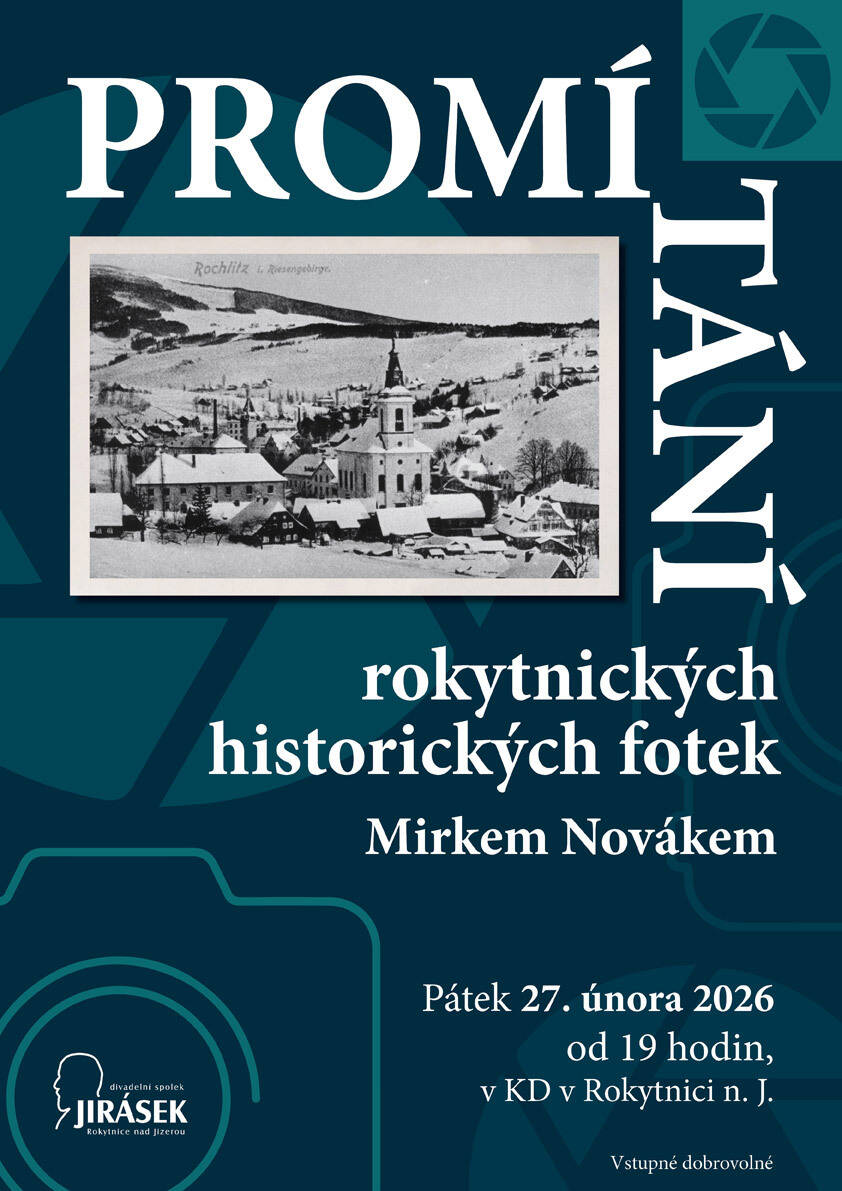 Promítání rokytnických historických fotografií Mirkem Novákem